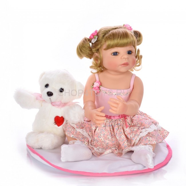 Реборн силиконовая девочка Настя
