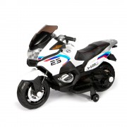 Детский электромотоцикл XMX (белый, EVA, с ручкой газа, 12V) - XMX609-WHITE Детский электромотоцикл XMX (белый, EVA, с ручкой газа, 12V) - XMX609-WHITE