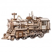 Деревянный 3D конструктор с приводом Robotime "Locomotive" - LK701 Деревянный 3D конструктор с приводом Robotime "Locomotive" - LK701