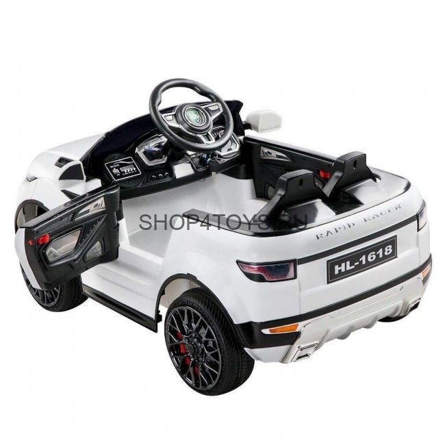 Детский электромобиль Land Rover Style 12V - HL-1618-WHITE Детский электромобиль Land Rover Style 12V - HL-1618-WHITE