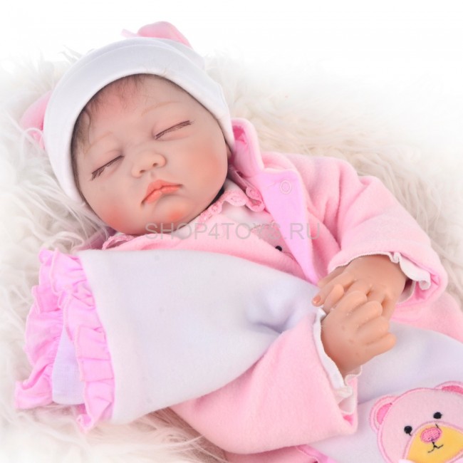 Кукла реборн спящая Оленька