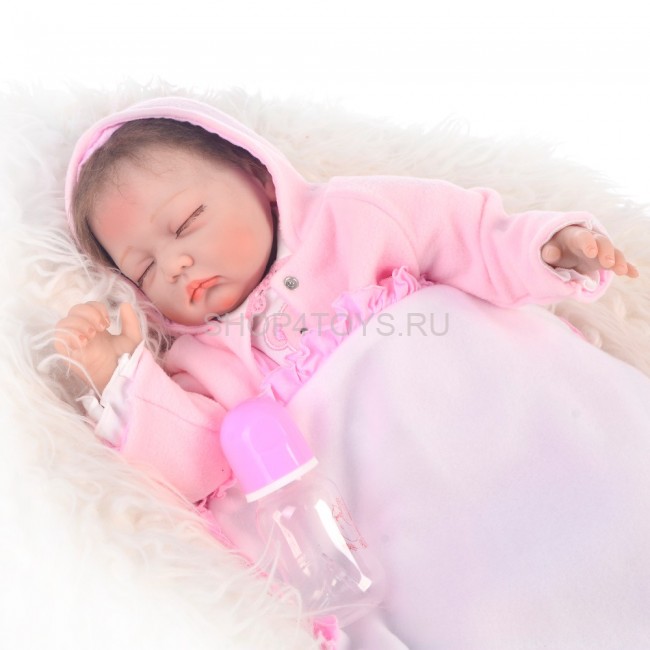 Кукла реборн спящая Оленька
