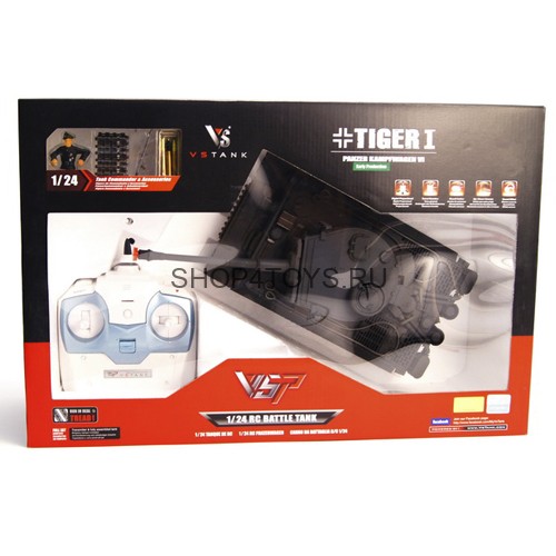 Радиоуправляемый танк VSTank Tiger I Airsoft Grey 2.4G - A03102970 Радиоуправляемый танк VSTank Tiger I Airsoft Grey 2.4G - A03102970