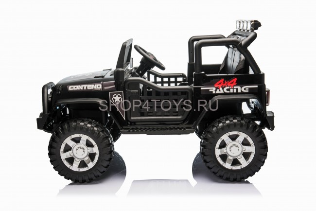 Детский электромобиль джип XMX с полным приводом (черный, EVA, 12V) - XMX618-4WD-BLACK Детский электромобиль джип XMX с полным приводом (черный, EVA, 12V) - XMX618-4WD-BLACK