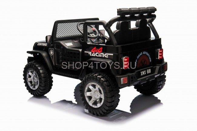 Детский электромобиль джип XMX с полным приводом (черный, EVA, 12V) - XMX618-4WD-BLACK Детский электромобиль джип XMX с полным приводом (черный, EVA, 12V) - XMX618-4WD-BLACK