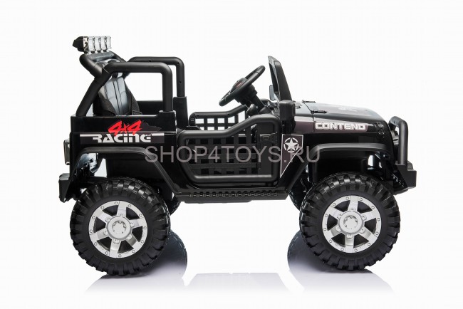 Детский электромобиль джип XMX с полным приводом (черный, EVA, 12V) - XMX618-4WD-BLACK Детский электромобиль джип XMX с полным приводом (черный, EVA, 12V) - XMX618-4WD-BLACK