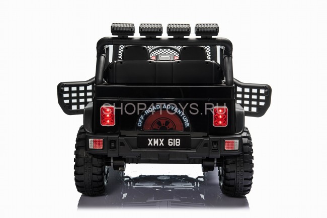Детский электромобиль джип XMX с полным приводом (черный, EVA, 12V) - XMX618-4WD-BLACK Детский электромобиль джип XMX с полным приводом (черный, EVA, 12V) - XMX618-4WD-BLACK