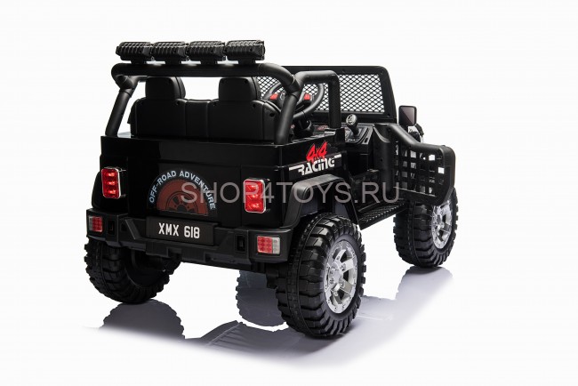 Детский электромобиль джип XMX с полным приводом (черный, EVA, 12V) - XMX618-4WD-BLACK Детский электромобиль джип XMX с полным приводом (черный, EVA, 12V) - XMX618-4WD-BLACK