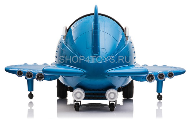 Детский электромобиль - самолет 12V - JJ20201-BLUE Детский электромобиль - самолет 12V - JJ20201-BLUE
