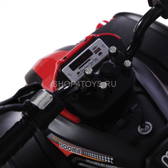 Детский спортивный электроквадроцикл Dongma ATV Red 12V - DMD-268A Детский спортивный электроквадроцикл Dongma ATV Red 12V - DMD-268A
