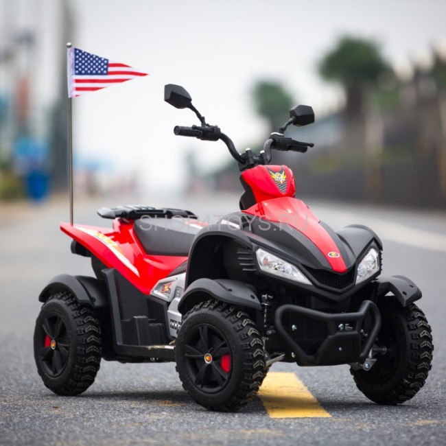 Детский спортивный электроквадроцикл Dongma ATV Red 12V - DMD-268A Детский спортивный электроквадроцикл Dongma ATV Red 12V - DMD-268A