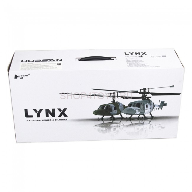 Радиоуправляемый вертолет Hubsan Lynx 4CH 2.4G - H101B Радиоуправляемый вертолет Hubsan Lynx 4CH 2.4G - H101B