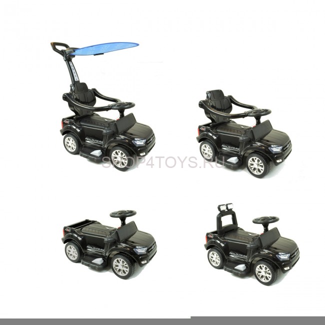 Детский электромобиль - каталка Dake Ford Ranger Black - DK-P01P Детский электромобиль - каталка Dake Ford Ranger Black - DK-P01P