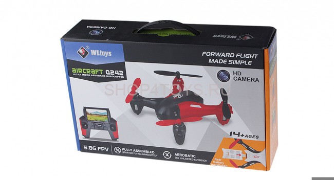 Радиоуправляемый квадрокоптер WLtoys 5.8G FPV - Q242G Радиоуправляемый квадрокоптер WLtoys 5.8G FPV - Q242G