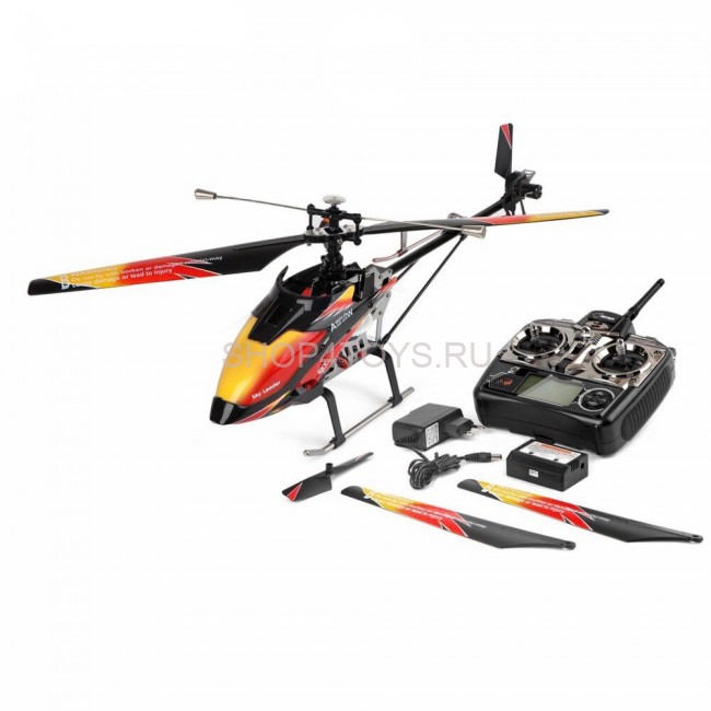 Радиоуправляемый вертолет WL Toys V913 4CH Brushless 2.4G - WLT-V913BL Радиоуправляемый вертолет WL Toys V913 4CH Brushless 2.4G - WLT-V913BL