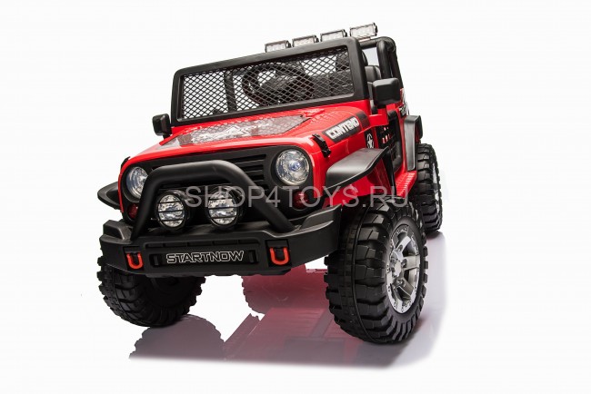 Детский электромобиль джип XMX с полным приводом (красный, EVA, 12V) - XMX618-4WD-RED Детский электромобиль джип XMX с полным приводом (красный, EVA, 12V) - XMX618-4WD-RED