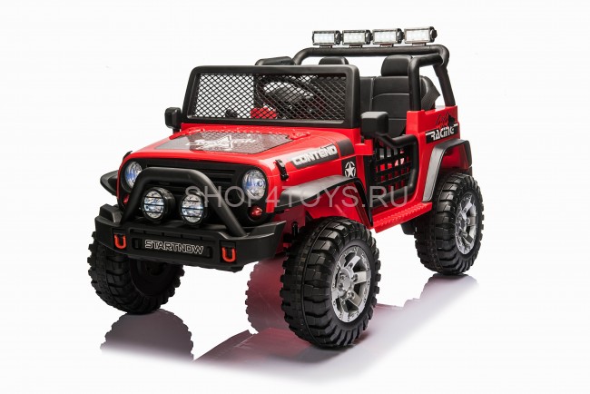 Детский электромобиль джип XMX с полным приводом (красный, EVA, 12V) - XMX618-4WD-RED Детский электромобиль джип XMX с полным приводом (красный, EVA, 12V) - XMX618-4WD-RED