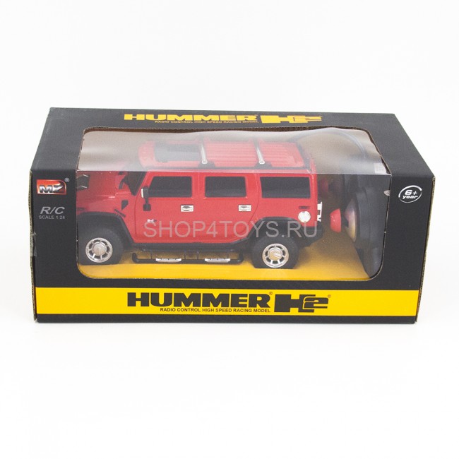Радиоуправляемая машина MZ Hummer H2 Red 1:24 - 27020-R Радиоуправляемая машина MZ Hummer H2 Red 1:24 - 27020-R
