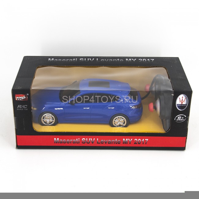 Радиоуправляемая машина MZ Maserati SUV Levante MY Blue 1:24 - 27056 Радиоуправляемая машина MZ Maserati SUV Levante MY Blue 1:24 - 27056