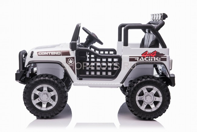 Детский электромобиль джип XMX с полным приводом (белый, EVA, 12V) - XMX618-4WD-WHITE Детский электромобиль джип XMX с полным приводом (белый, EVA, 12V) - XMX618-4WD-WHITE