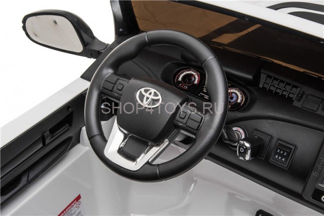Электромобиль Toyota Hilux Rugged X 4WD 12V - DK-HL850-WHITE Электромобиль Toyota Hilux Rugged X 4WD 12V - DK-HL850-WHITE