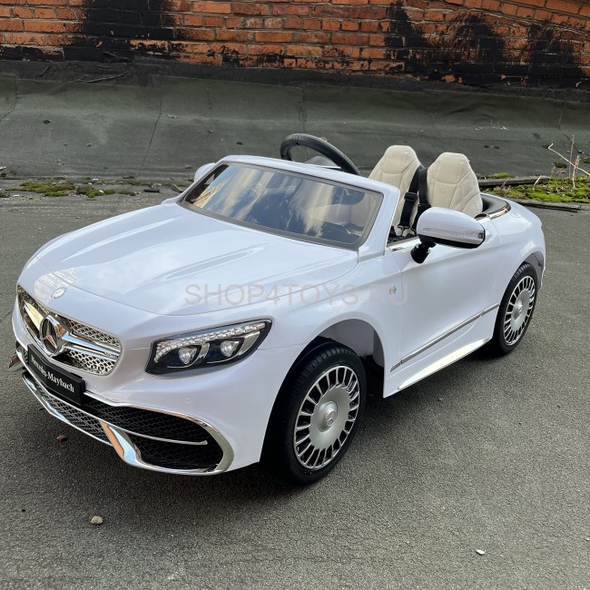 Детский электромобиль Mercedes-Maybach S650 Cabriolet - ZB188-WHITE Детский электромобиль Mercedes-Maybach S650 Cabriolet - ZB188-WHITE