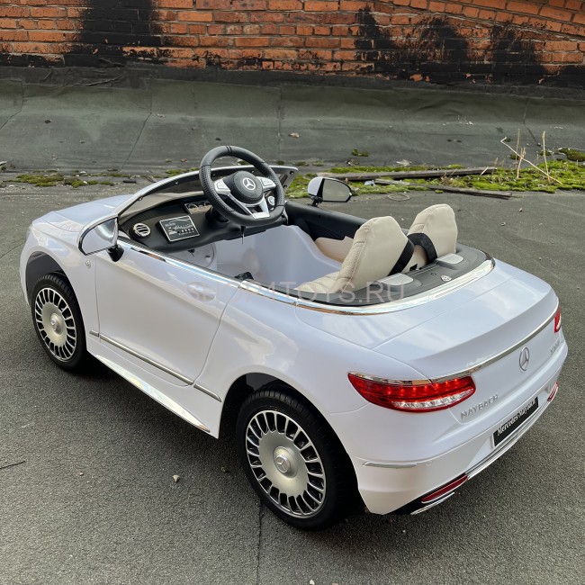 Детский электромобиль Mercedes-Maybach S650 Cabriolet - ZB188-WHITE Детский электромобиль Mercedes-Maybach S650 Cabriolet - ZB188-WHITE