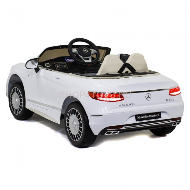 Детский электромобиль Mercedes-Maybach S650 Cabriolet - ZB188-WHITE Детский электромобиль Mercedes-Maybach S650 Cabriolet - ZB188-WHITE