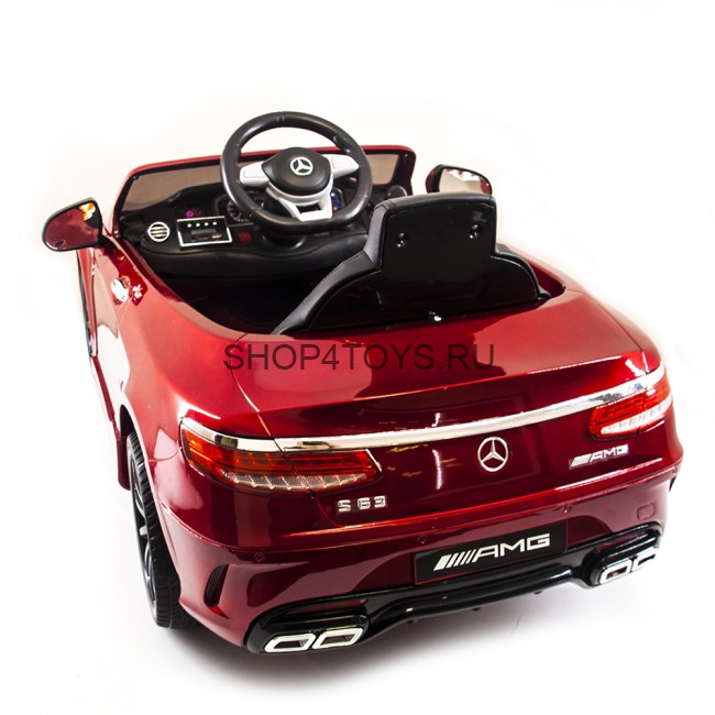 Детский электромобиль Мерседес Mercedes Benz S63 LUXURY 2.4G - Red - HL169-LUX-R Детский электромобиль Мерседес Mercedes Benz S63 LUXURY 2.4G - Red - HL169-LUX-R