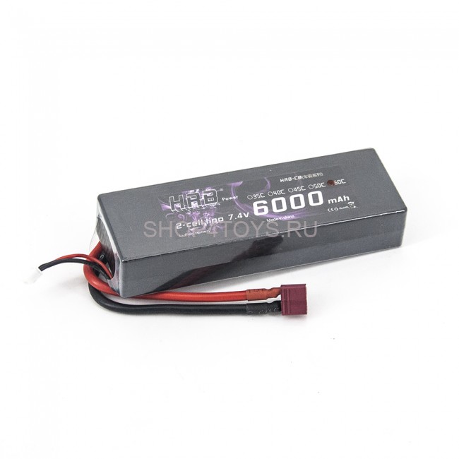 Аккумулятор HRB Li-Po 7.4v 6000mah - HRB-2S-6000-DEANS Аккумулятор HRB Li-Po 7.4v 6000mah - HRB-2S-6000-DEANS