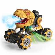 Радиоуправляемая коричневая машина-динозавр T-rex (дрифт колеса, пар) - 11810-BROWN Радиоуправляемая коричневая машина-динозавр T-rex (дрифт колеса, пар) - 11810-BROWN
