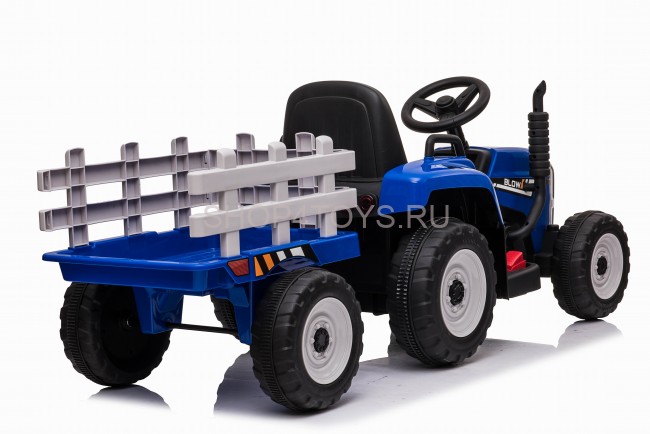 Детский электромобиль XMX трактор с прицепом (синий, EVA, пульт, 12V) - XMX611-BLUE Детский электромобиль XMX трактор с прицепом (синий, EVA, пульт, 12V) - XMX611-BLUE
