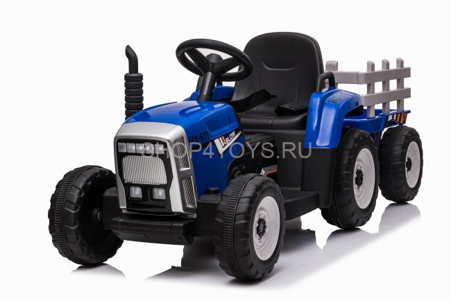 Детский электромобиль XMX трактор с прицепом (синий, EVA, пульт, 12V) - XMX611-BLUE Детский электромобиль XMX трактор с прицепом (синий, EVA, пульт, 12V) - XMX611-BLUE