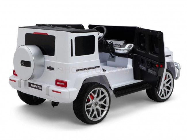 Детский электромобиль Mercedes G63 AMG 4WD 24V - S307-WHITE Детский электромобиль Mercedes G63 AMG 4WD 24V - S307-WHITE