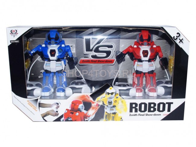 Набор из двух роботов-бойцов на пульте Crazon Robot Battle - 333-VS03 Набор из двух роботов-бойцов на пульте Crazon Robot Battle - 333-VS03