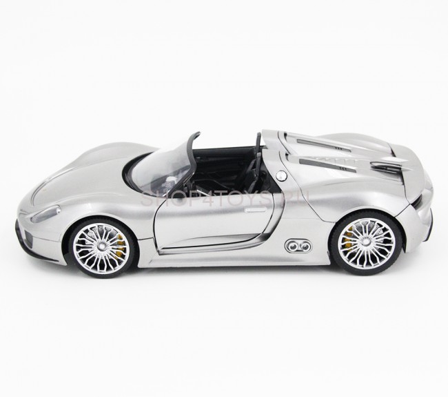 Радиоуправляемая машина Porsche 918 Spider Silver 1:14 - 2246J-S Радиоуправляемая машина Porsche 918 Spider Silver 1:14 - 2246J-S