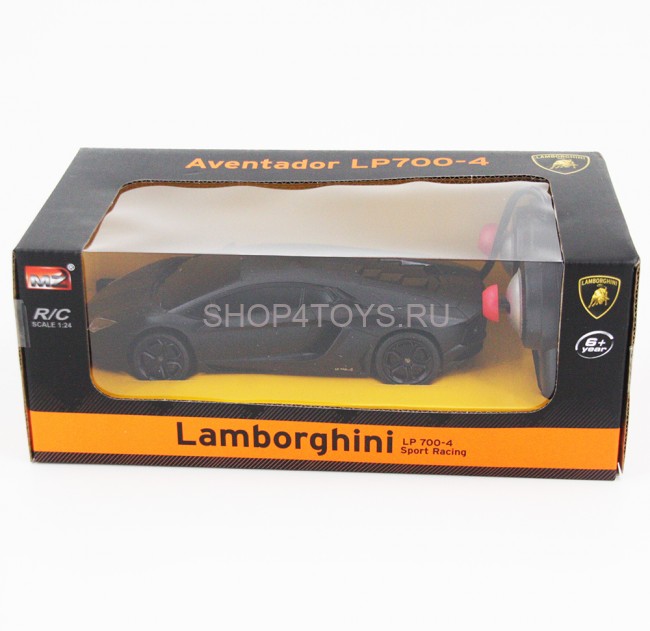 Радиоуправляемая машина MZ Lamborghini Aventodor Black 1:24 - 27021-B Радиоуправляемая машина MZ Lamborghini Aventodor Black 1:24 - 27021-B
