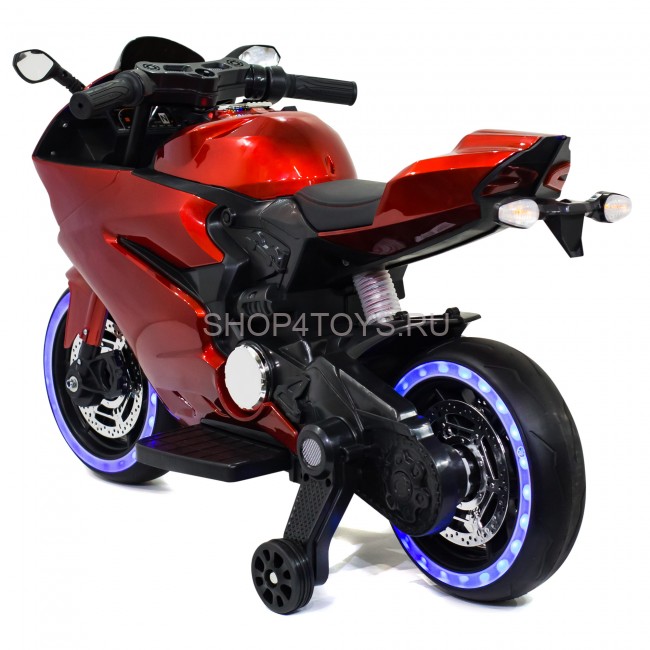 Детский электромотоцикл Ducati Red (12V, EVA, ручка газа) - FT-1628-SP-RED Детский электромотоцикл Ducati Red (12V, EVA, ручка газа) - FT-1628-SP-RED