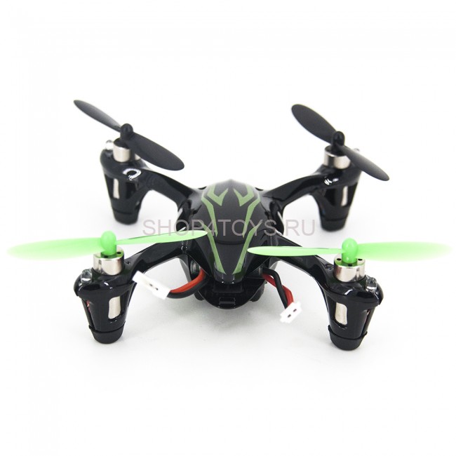 Радиоуправляемый зеленый квадрокоптер Hubsan X4 H107C c видеокамерой 2.4G - H107C-G Радиоуправляемый зеленый квадрокоптер Hubsan X4 H107C c видеокамерой 2.4G - H107C-G