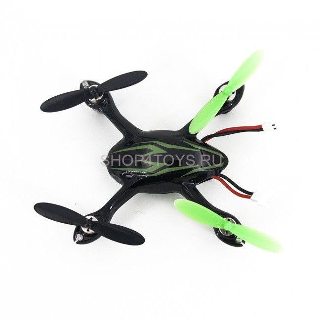 Радиоуправляемый зеленый квадрокоптер Hubsan X4 H107C c видеокамерой 2.4G - H107C-G Радиоуправляемый зеленый квадрокоптер Hubsan X4 H107C c видеокамерой 2.4G - H107C-G