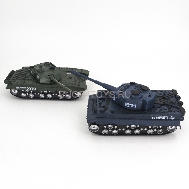 Радиоуправляемый танковый бой Тигр и Type 99 1:32 - 369-22 Радиоуправляемый танковый бой Тигр и Type 99 1:32 - 369-22