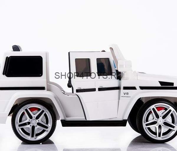 Радиоуправляемый детский электромобиль Mercedes Benz G55 White Luxury 12V 2.4G - DMD-178-LUX-W Радиоуправляемый детский электромобиль Mercedes Benz G55 White Luxury 12V 2.4G - DMD-178-LUX-W