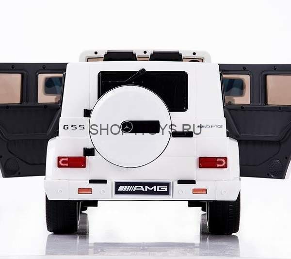 Радиоуправляемый детский электромобиль Mercedes Benz G55 White Luxury 12V 2.4G - DMD-178-LUX-W Радиоуправляемый детский электромобиль Mercedes Benz G55 White Luxury 12V 2.4G - DMD-178-LUX-W