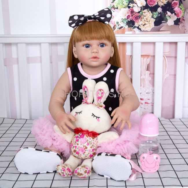 Реборн силиконовая девочка Агата