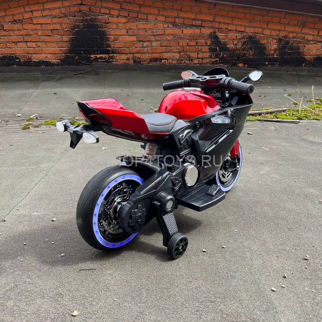 Детский электромотоцикл Ducati Red Black (12V, EVA, ручка газа) - FT-1628-SP-RED-BLACK Детский электромотоцикл Ducati Red Black (12V, EVA, ручка газа) - FT-1628-SP-RED-BLACK