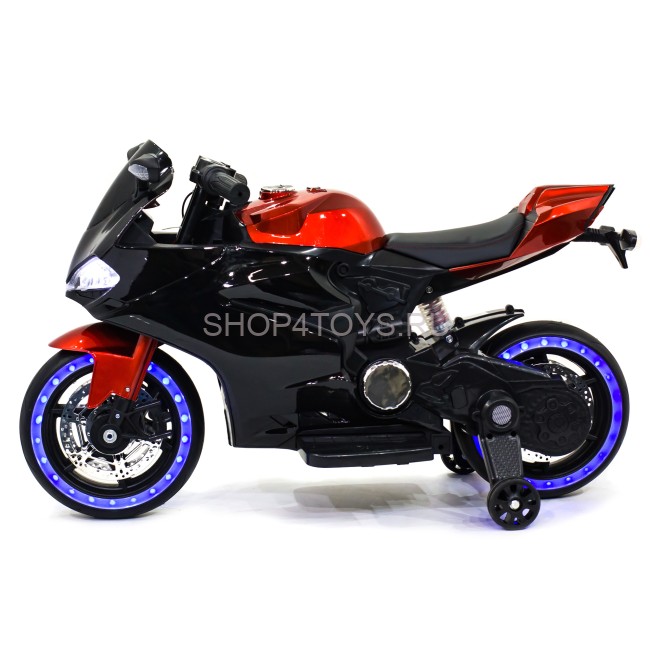 Детский электромотоцикл Ducati Red Black (12V, EVA, ручка газа) - FT-1628-SP-RED-BLACK Детский электромотоцикл Ducati Red Black (12V, EVA, ручка газа) - FT-1628-SP-RED-BLACK
