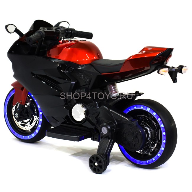 Детский электромотоцикл Ducati Red Black (12V, EVA, ручка газа) - FT-1628-SP-RED-BLACK Детский электромотоцикл Ducati Red Black (12V, EVA, ручка газа) - FT-1628-SP-RED-BLACK