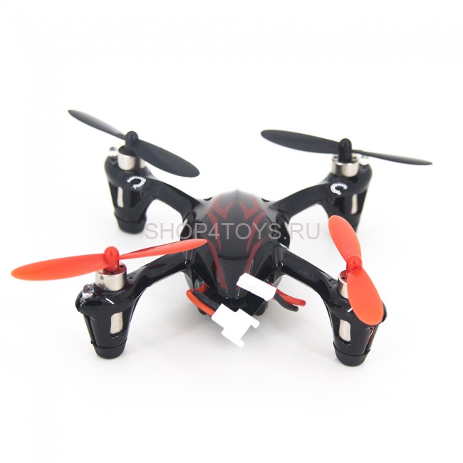 Радиоуправляемый красный квадрокоптер Hubsan X4 H107C c видеокамерой 2.4G - H107C-R Радиоуправляемый красный квадрокоптер Hubsan X4 H107C c видеокамерой 2.4G - H107C-R