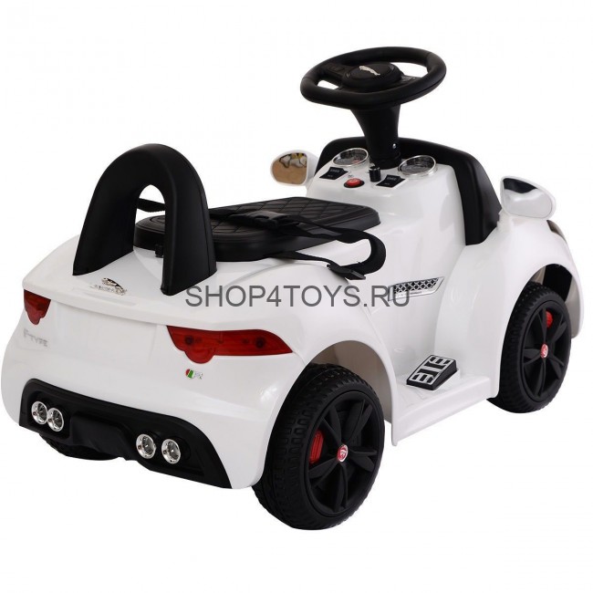 Детский электромобиль-каталка Dongma Jaguar F-Type Convertible White 6V 2.4G - DMD-238-W Детский электромобиль-каталка Dongma Jaguar F-Type Convertible White 6V 2.4G - DMD-238-W
