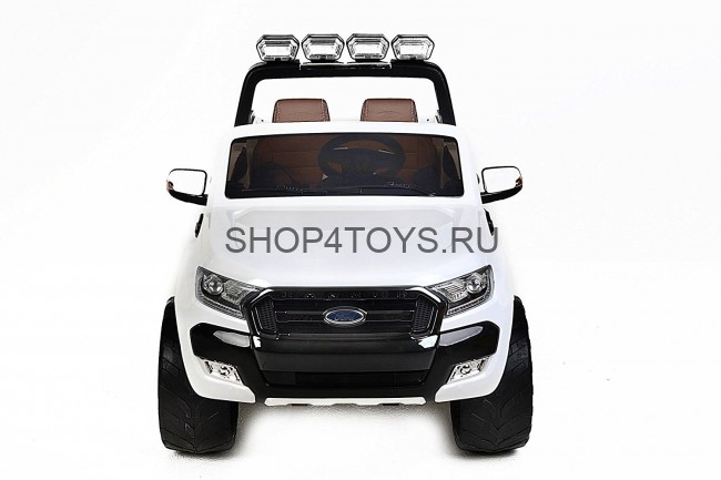 Детский электромобиль Dake Ford Ranger White 4WD MP4 - DK-F650-W Детский электромобиль Dake Ford Ranger White 4WD MP4 - DK-F650-W